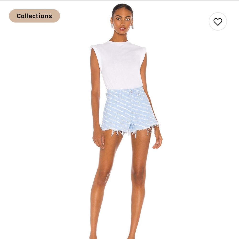 Alexander Wang Jean Shorts